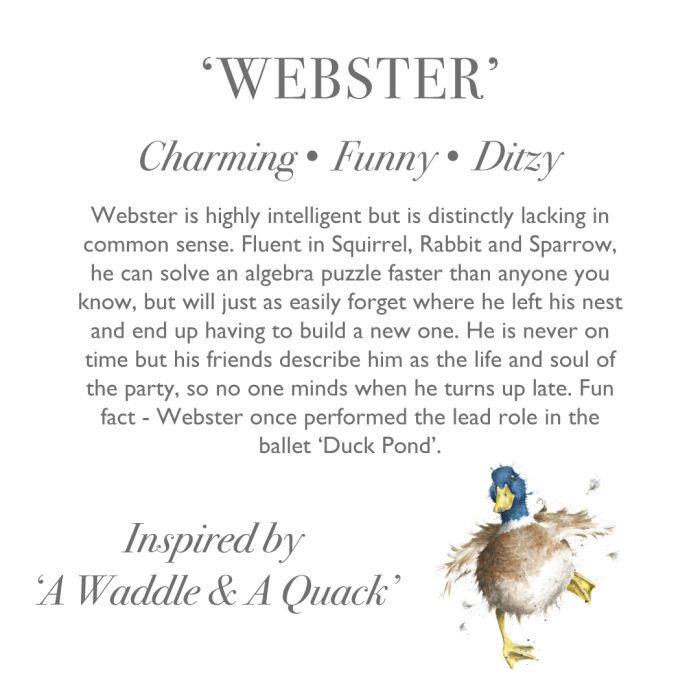 STUFFIE | WEBSTER DUCK JUNIOR-Stuffie-WRENDALE DESIGNS-Coriander