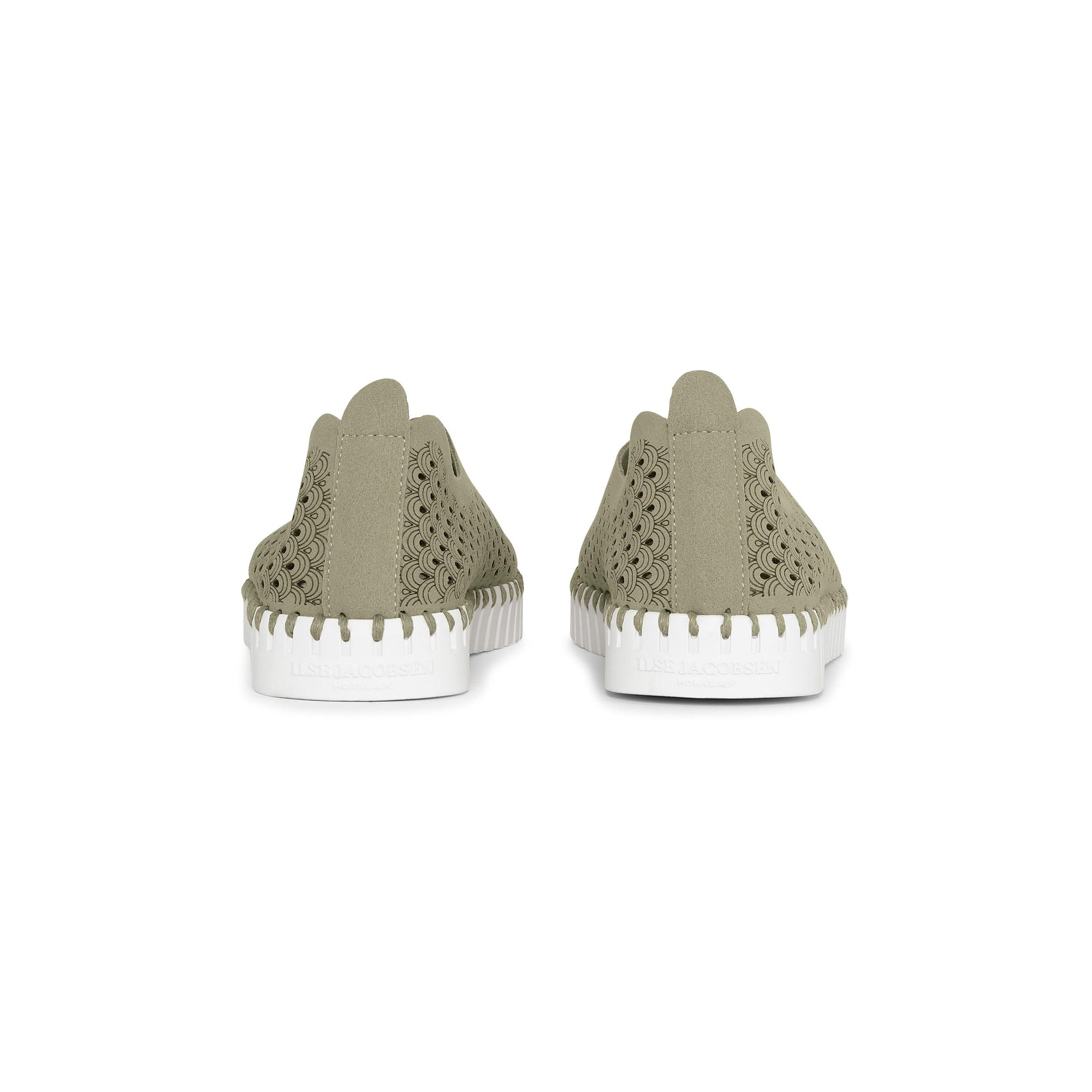 TULIP SLIP-ON | ARMY-Socks & Footwear-ILSE JACOBSEN-Coriander