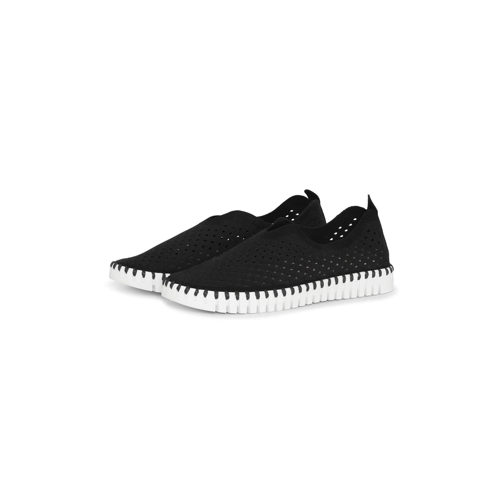TULIP SLIP-ON | BLACK-Socks & Footwear-ILSE JACOBSEN-36-BLACK 001-Coriander