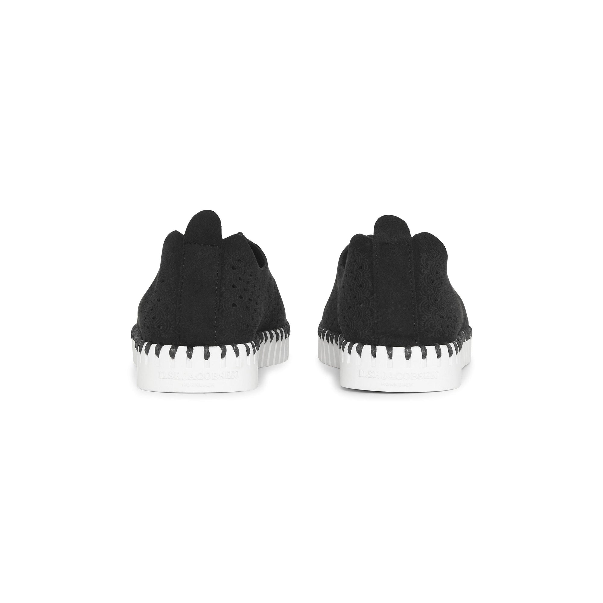 TULIP SLIP-ON | BLACK-Socks & Footwear-ILSE JACOBSEN-Coriander
