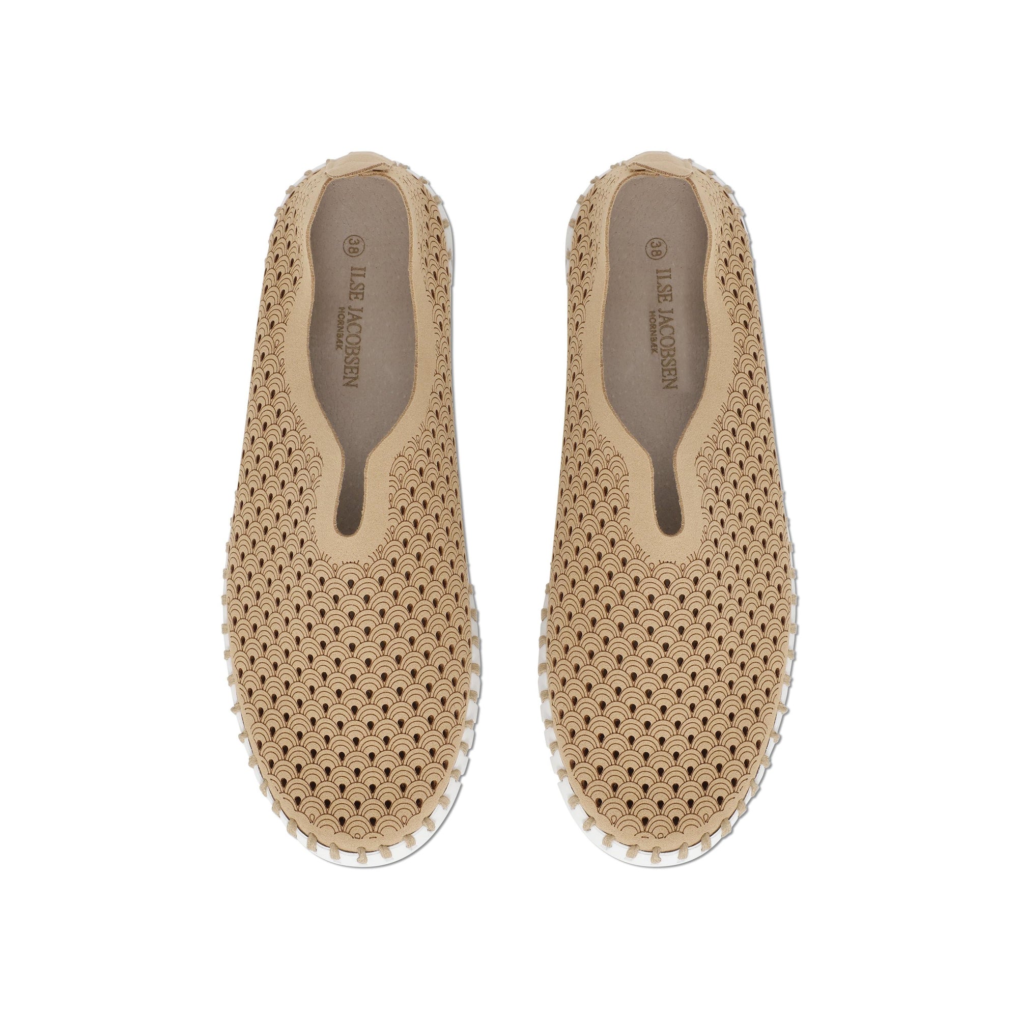 TULIP SLIP-ON | LATTE-Socks & Footwear-ILSE JACOBSEN-Coriander