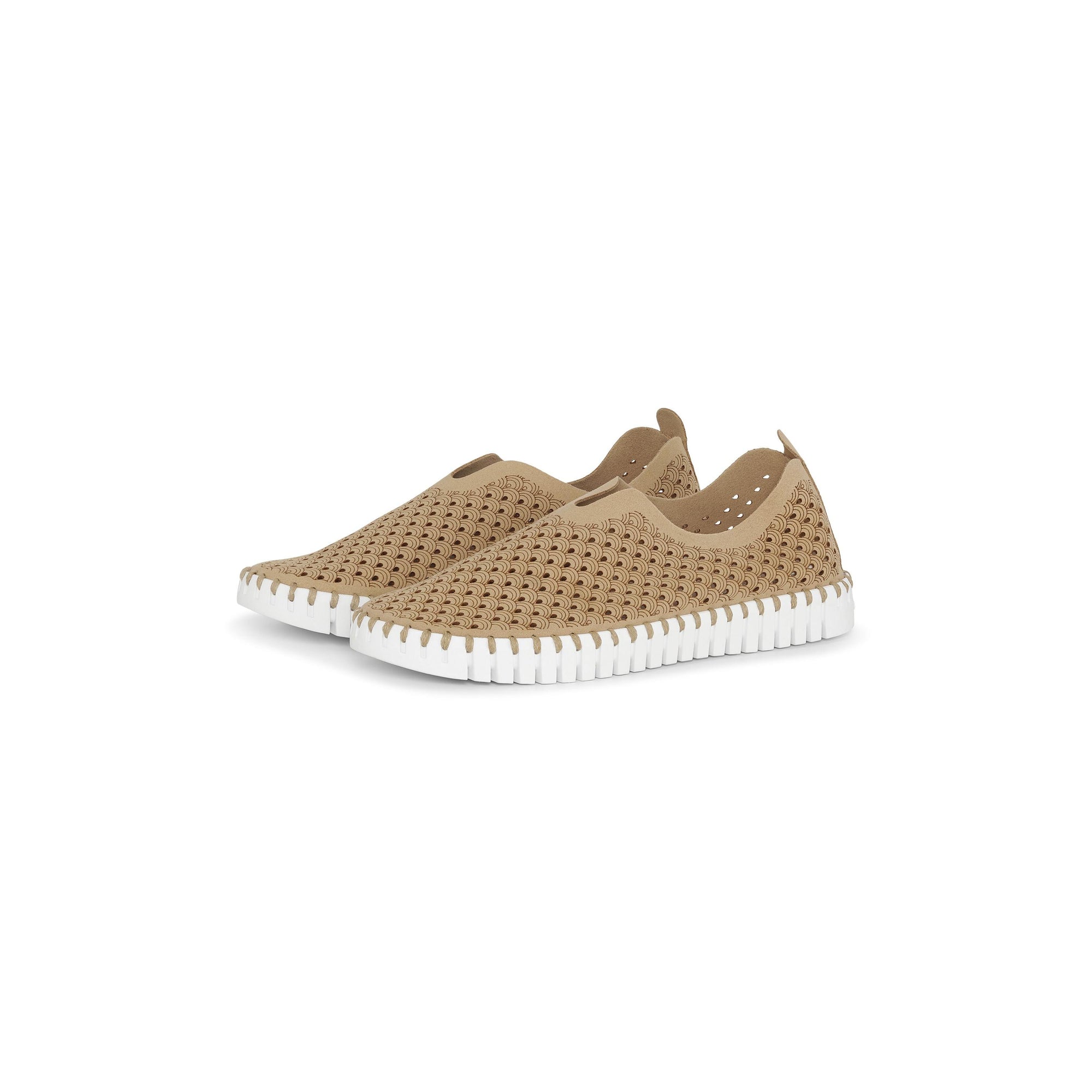 TULIP SLIP-ON | LATTE-Socks & Footwear-ILSE JACOBSEN-36-LATTE 110-Coriander