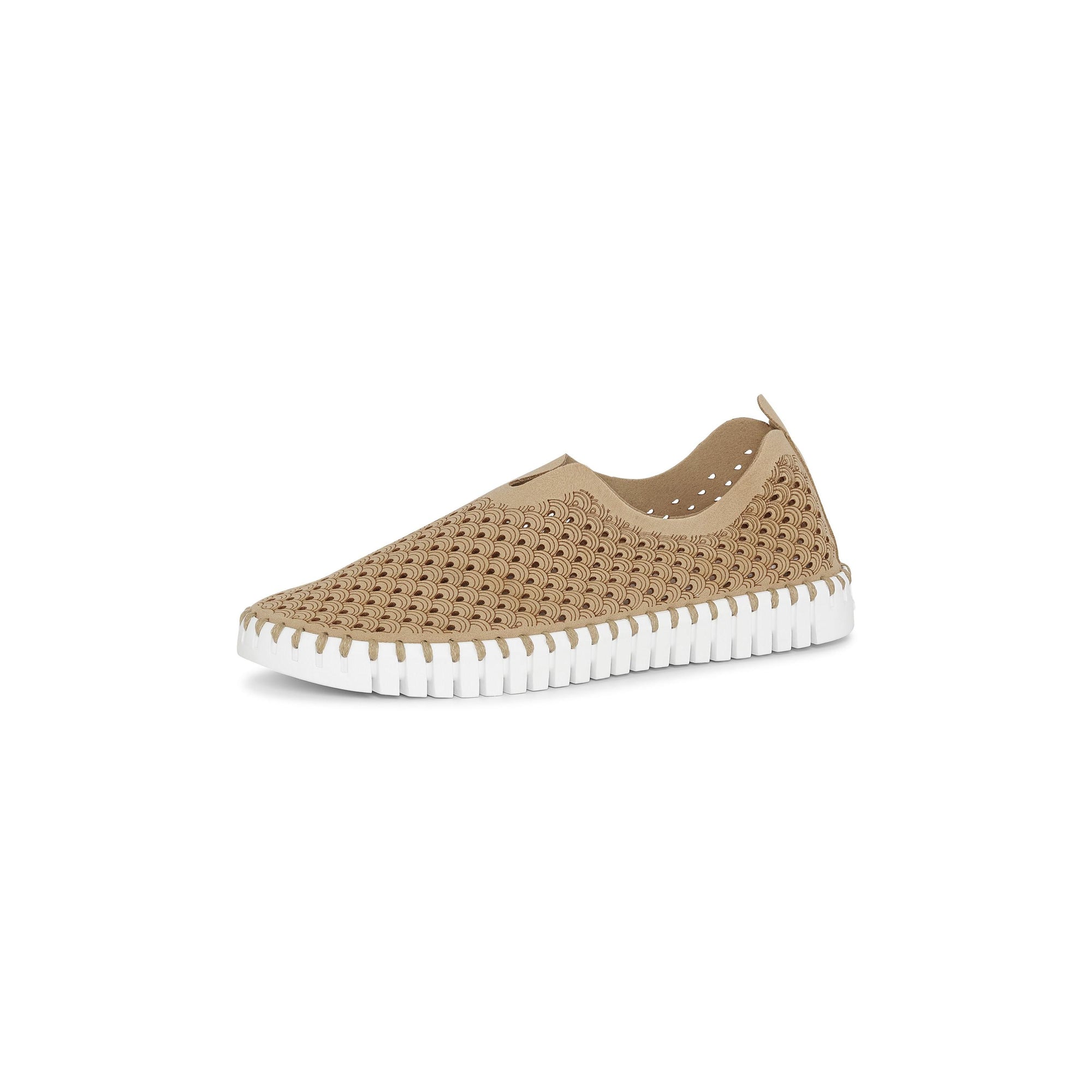 TULIP SLIP-ON | LATTE-Socks & Footwear-ILSE JACOBSEN-Coriander