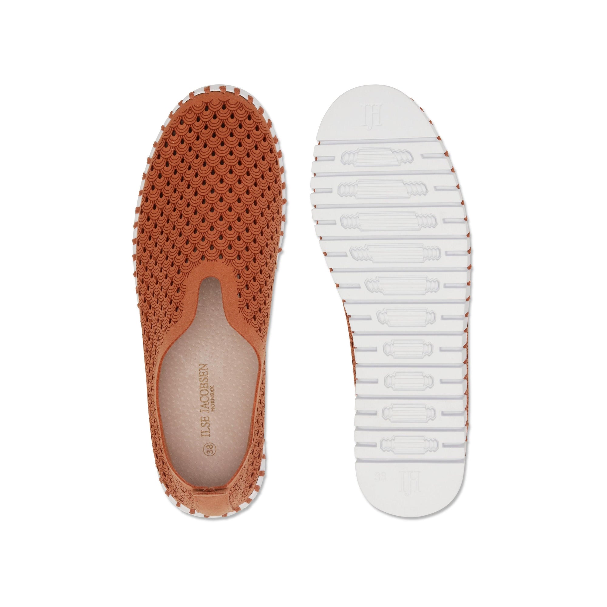 TULIP SLIP-ON | LIGHT BRICK-Socks & Footwear-ILSE JACOBSEN-Coriander
