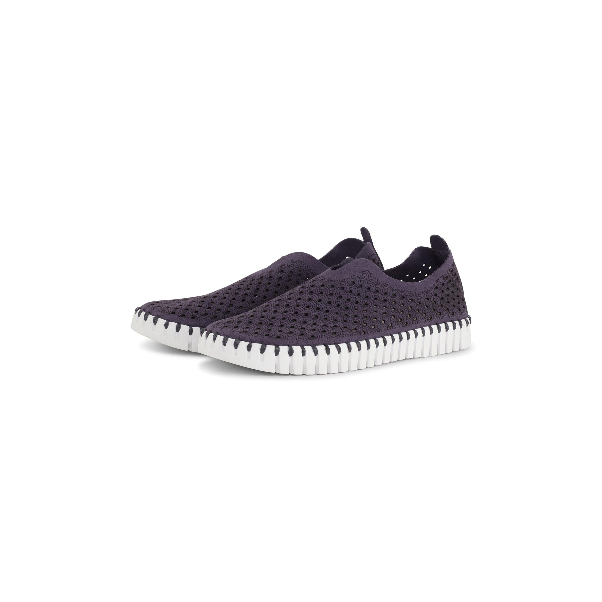 TULIP SLIP-ON | NAVY-Socks & Footwear-ILSE JACOBSEN-36-NAVY 600-Coriander