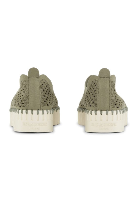 TULIP SLIP-ON PLATFORM | ARMY-Socks & Footwear-ILSE JACOBSEN-Coriander