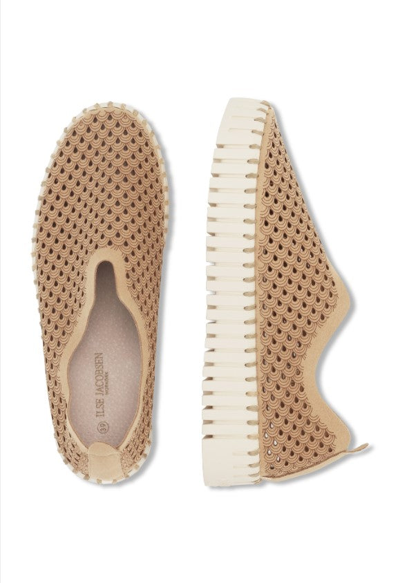 TULIP SLIP-ON PLATFORM | LATTE-Socks & Footwear-ILSE JACOBSEN-Coriander