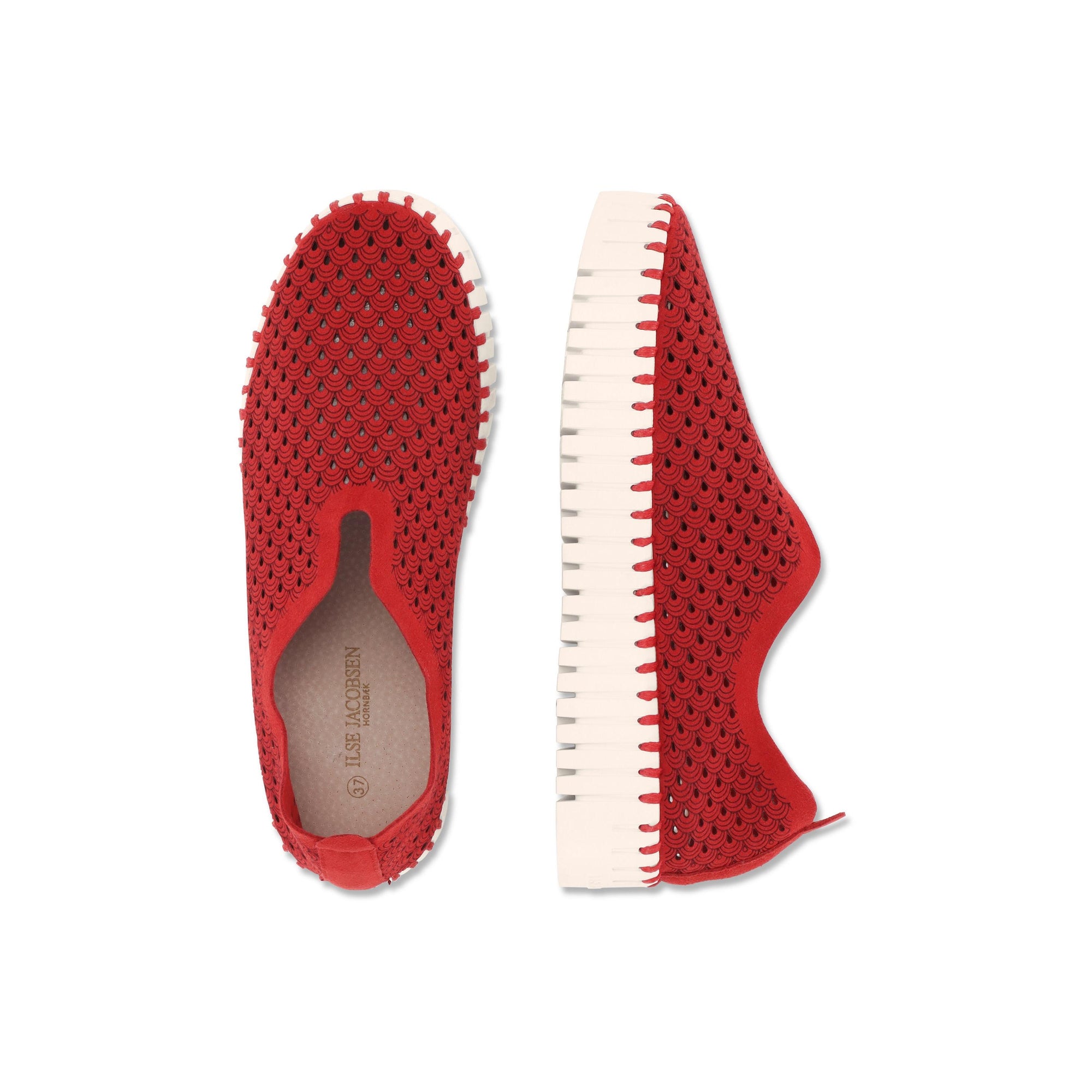TULIP SLIP-ON PLATFORM | RED-Socks & Footwear-ILSE JACOBSEN-Coriander