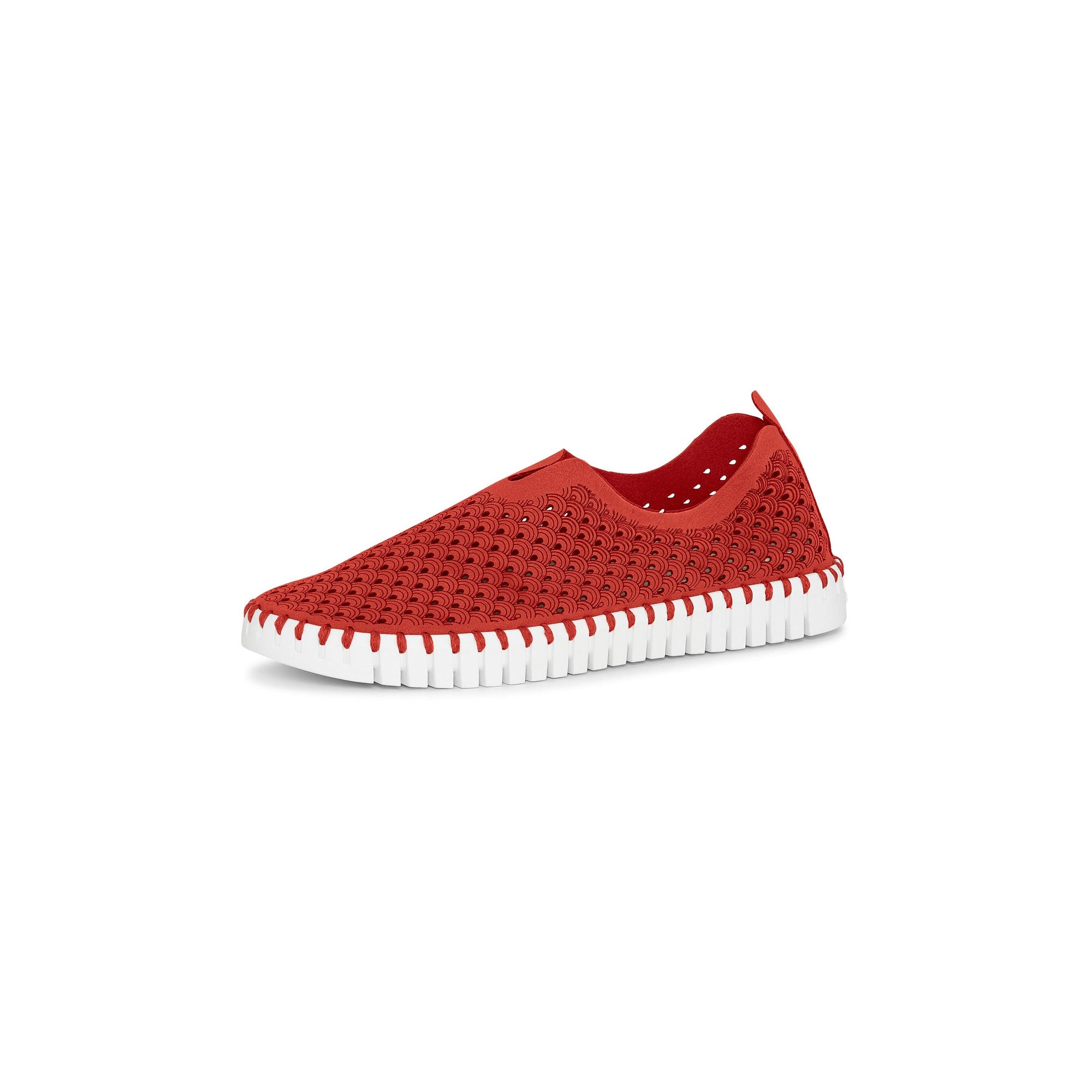 TULIP SLIP-ON | RED-Socks & Footwear-ILSE JACOBSEN-Coriander