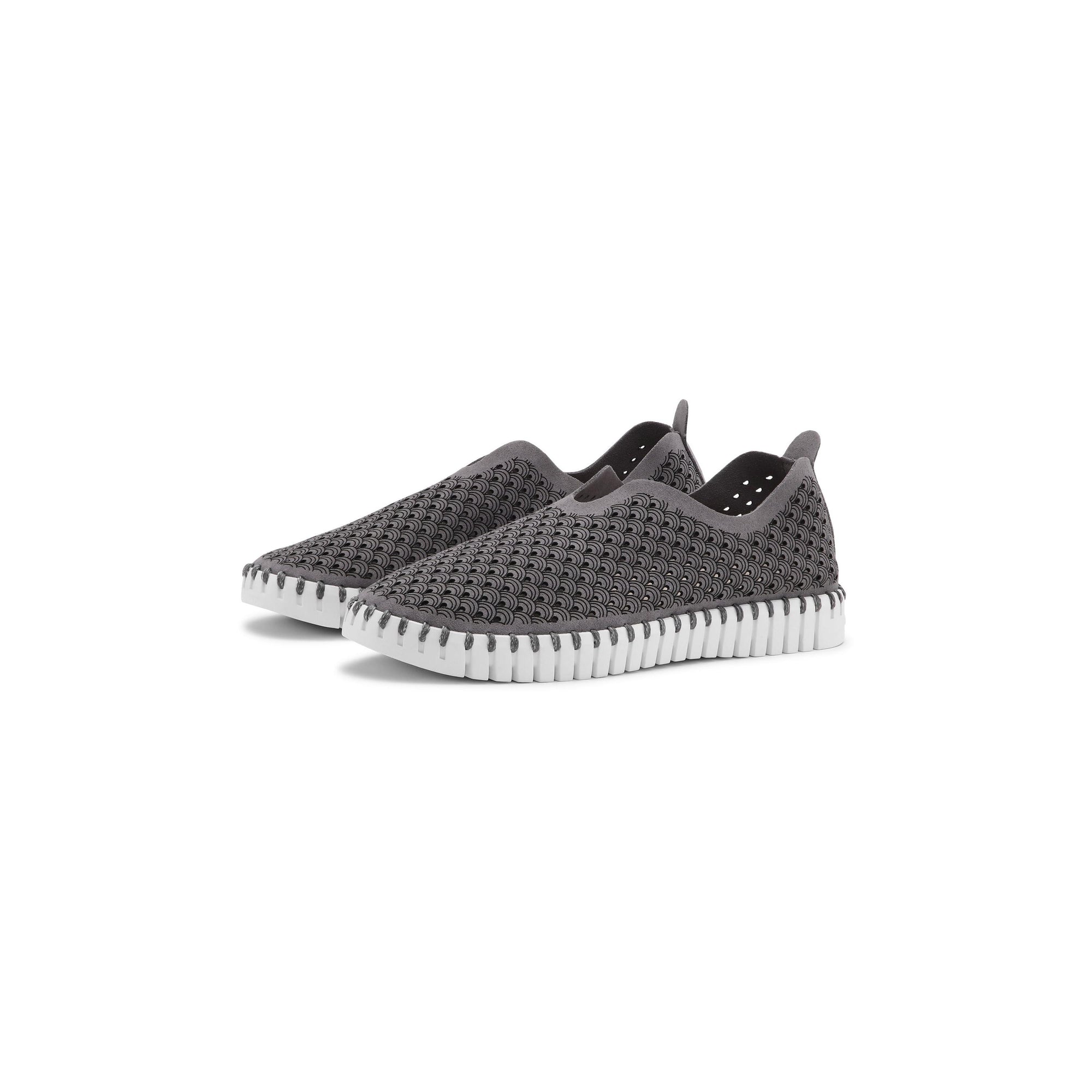 TULIP SLIP-ON | SMOKED PEARL-Socks & Footwear-ILSE JACOBSEN-36-SMOKED PEARL 020-Coriander