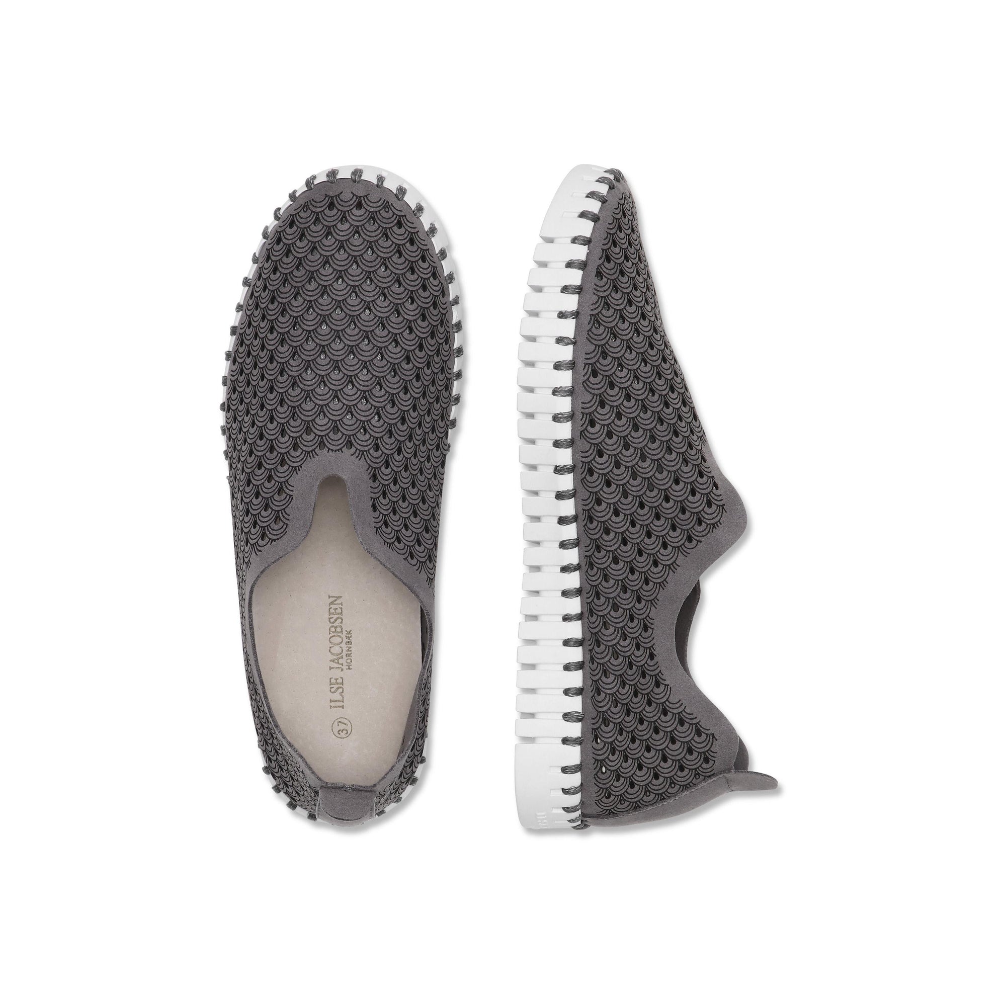 TULIP SLIP-ON | SMOKED PEARL-Socks & Footwear-ILSE JACOBSEN-Coriander