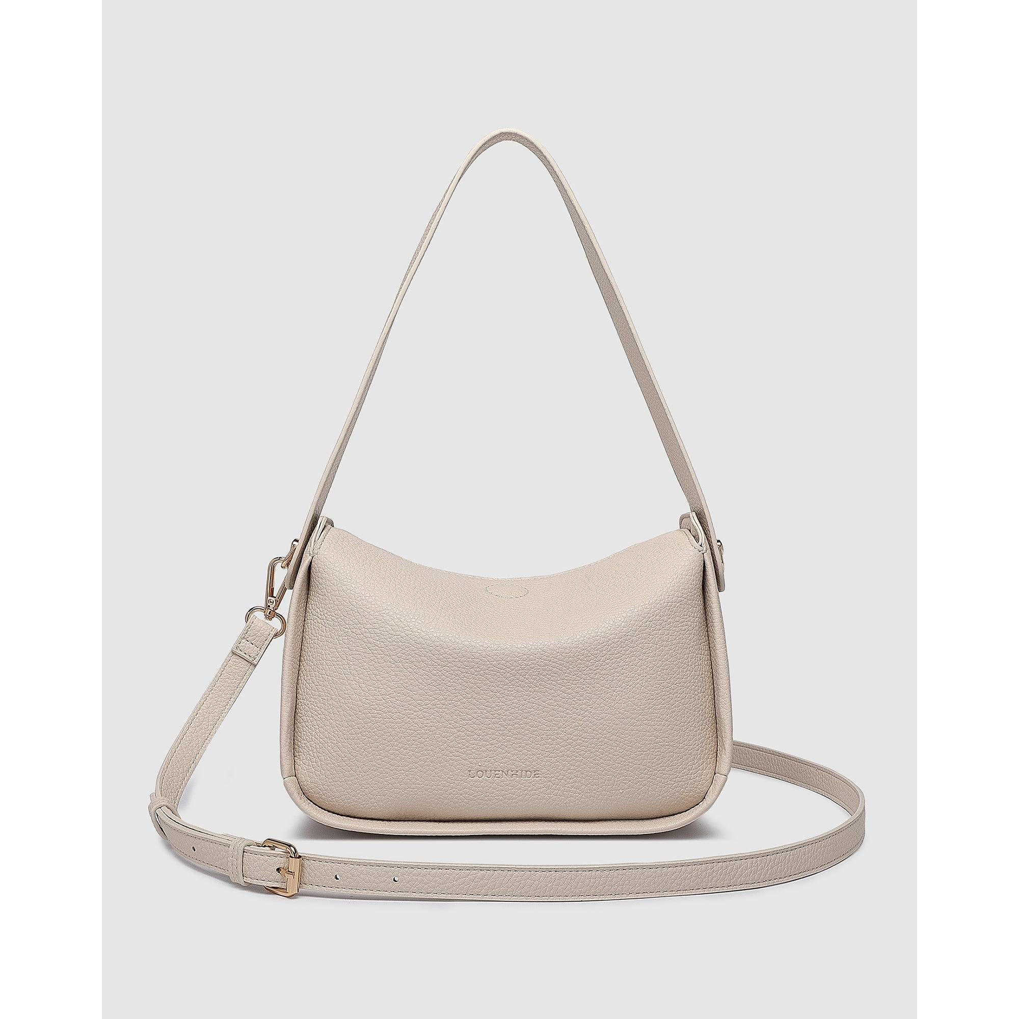 VEGAN SHOULDER BAG | MADDIE-Bags & Wallets-LOUENHIDE-Coriander