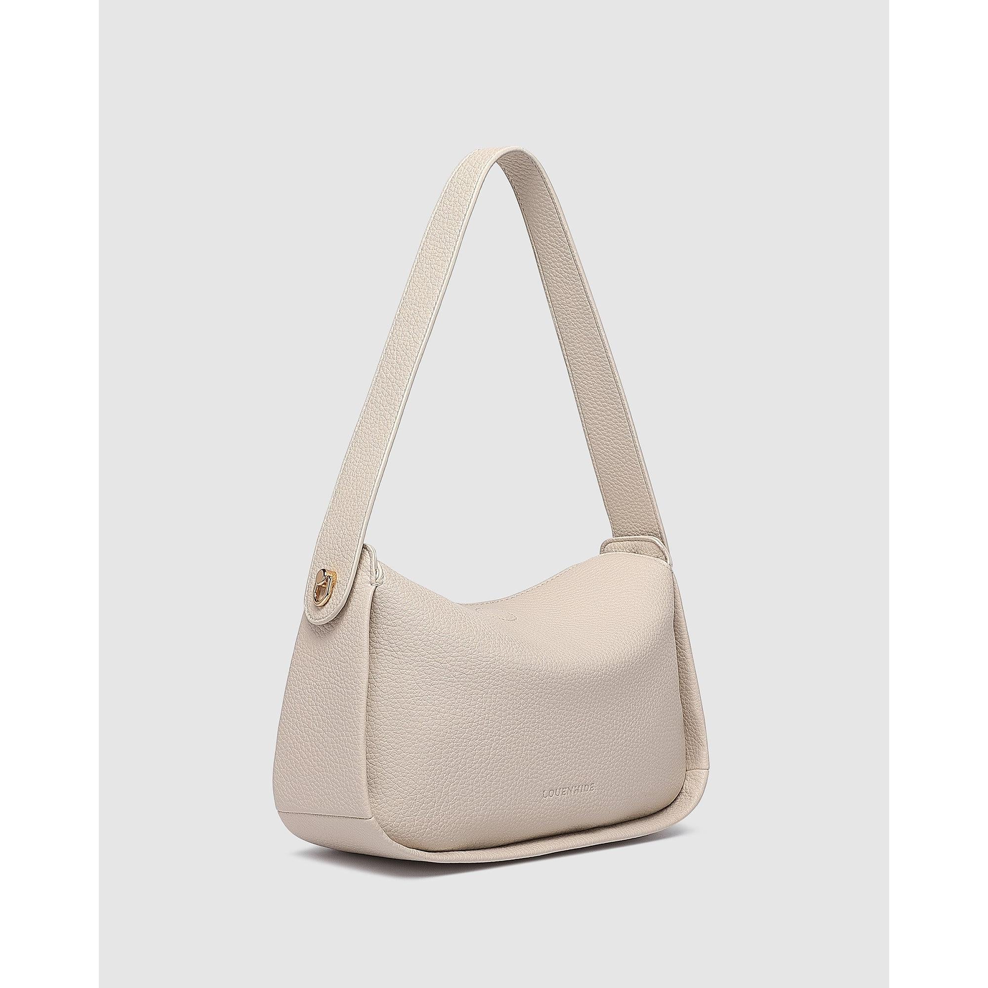 VEGAN SHOULDER BAG | MADDIE-Bags & Wallets-LOUENHIDE-Coriander