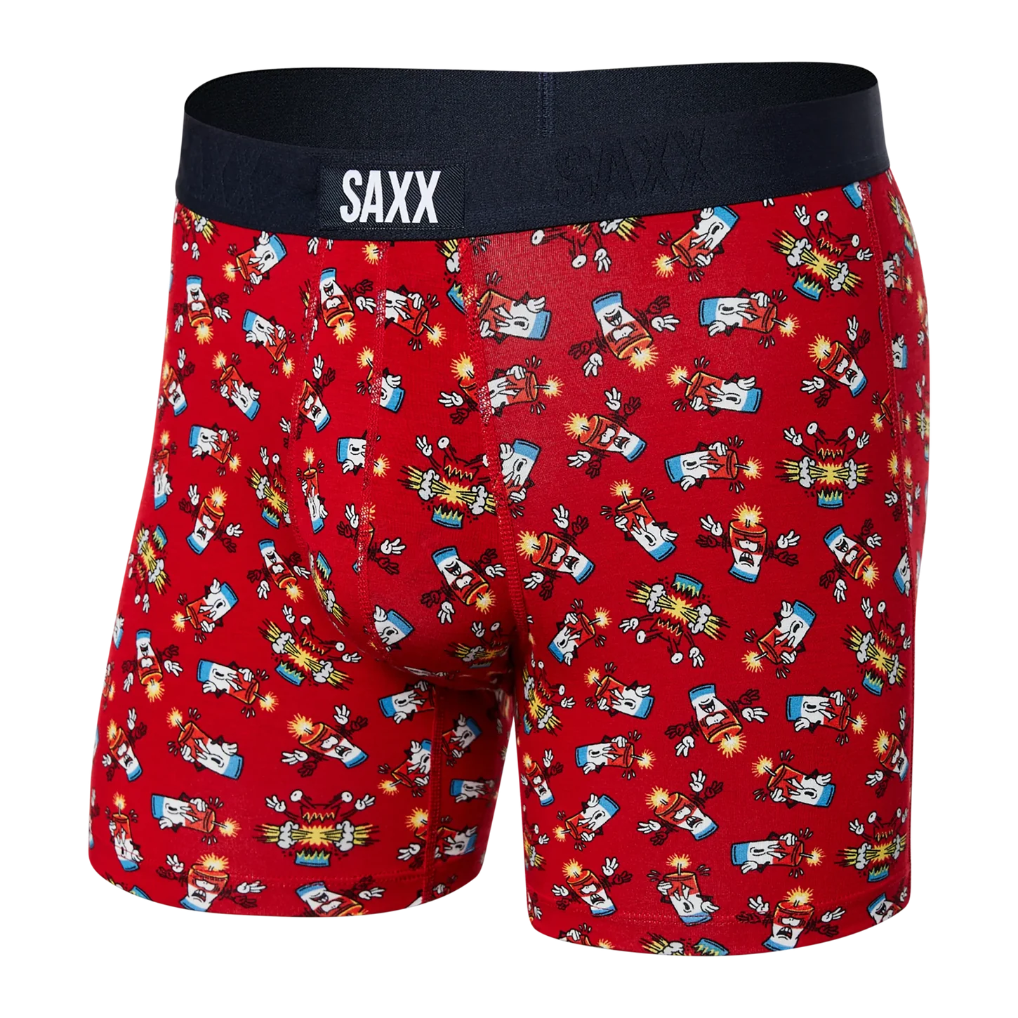 VIBE BOXER BRIEFS | BIG BANG: RED-Underwear-SAXX-SMALL-BIG BANG RED-Coriander
