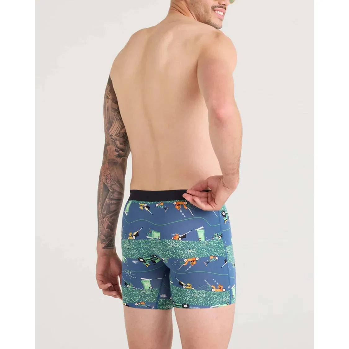 VIBE XTRA BOXER BRIEF | BUZZCUT-DARK DENIM-Intimates-SAXX-Coriander