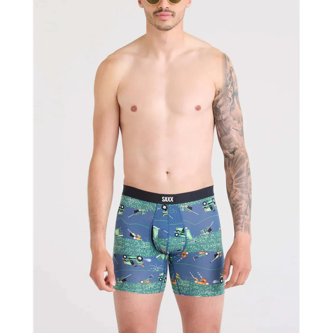 VIBE XTRA BOXER BRIEF | BUZZCUT-DARK DENIM-Intimates-SAXX-Coriander