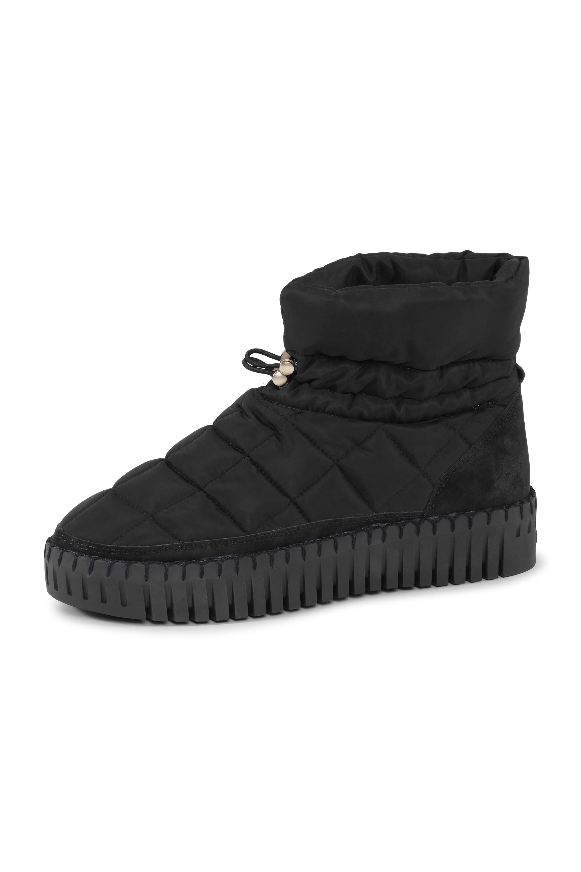 WINTER BOOT | TULIP LOW PADDED-Socks & Footwear-ILSE JACOBSEN-36-BLACK 001-Coriander