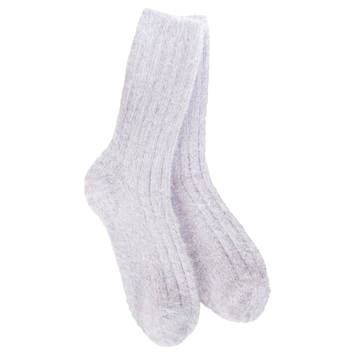 WOMEN'S CREW SOCKS | FEATHER: LILAC-Socks & Footwear-WORLD'S SOFTEST-Coriander