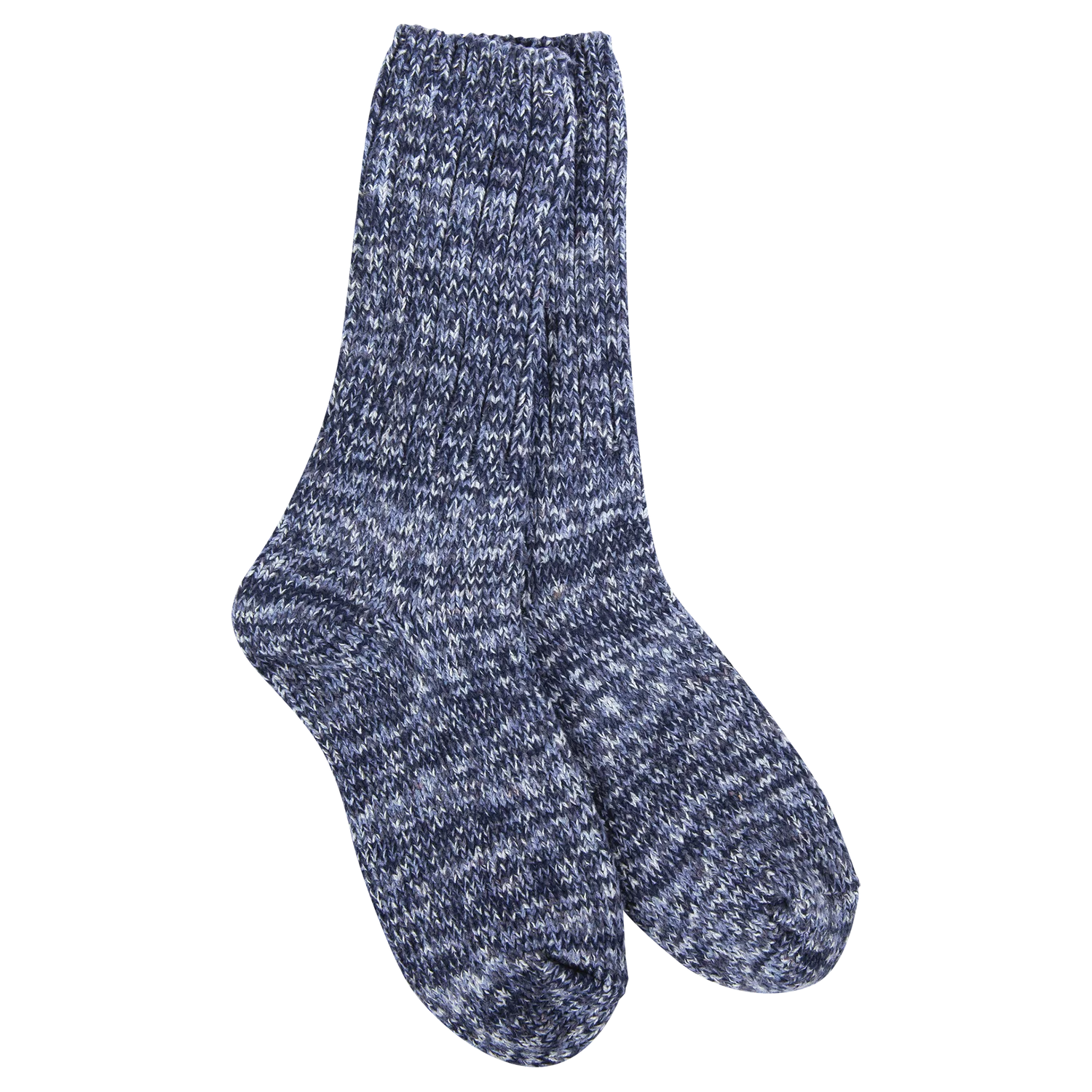 WOMEN'S RAGG CREW SOCKS | DENIM-Socks & Footwear-WORLD'S SOFTEST-Coriander