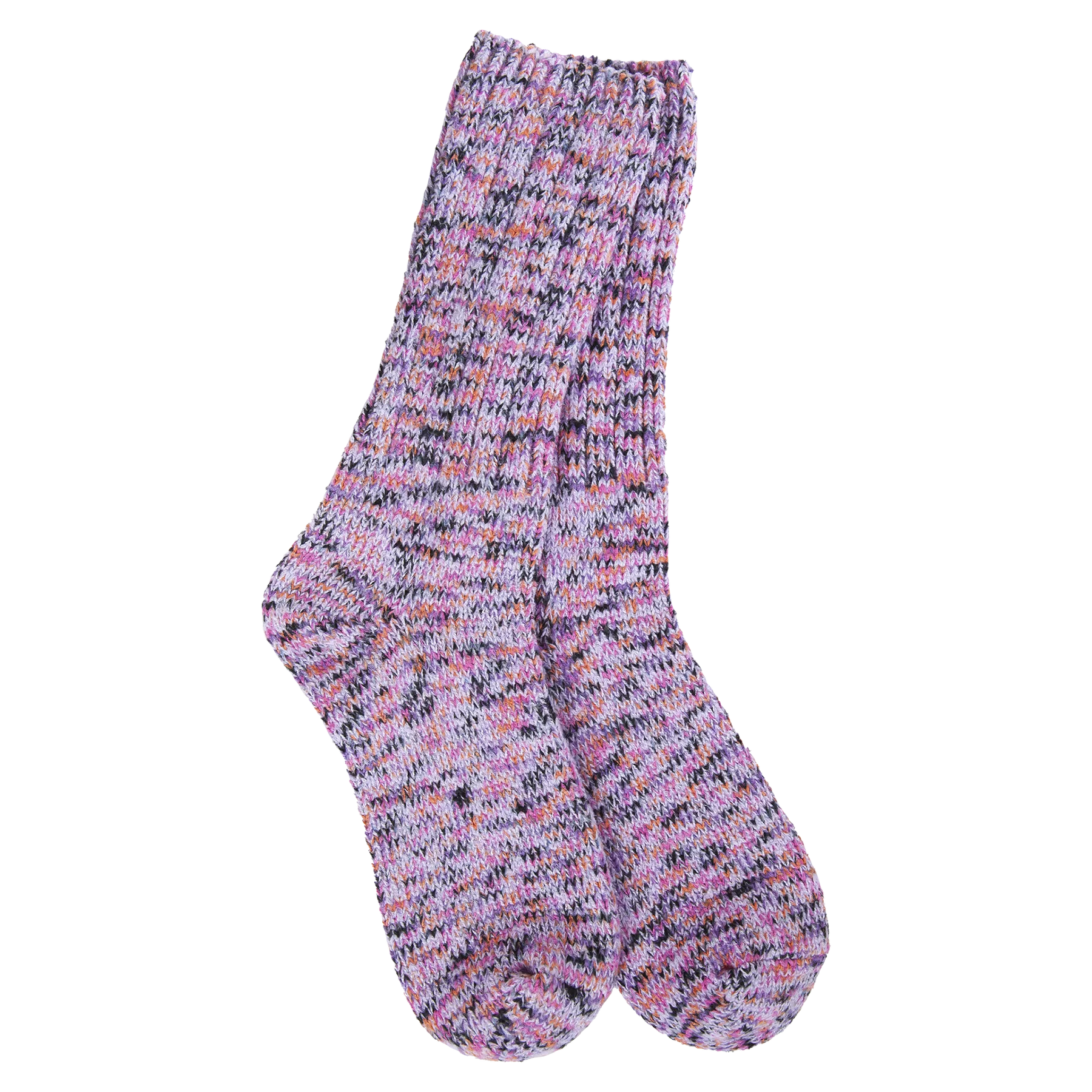 WOMEN'S RAGG CREW SOCKS-Socks-WORLD'S SOFTEST-BRANDY-Coriander