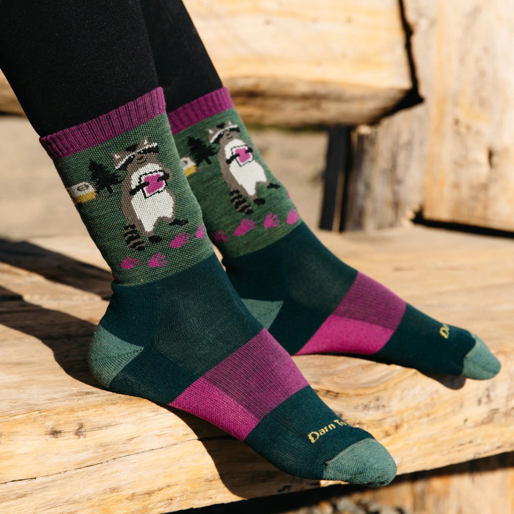 WOMEN'S SOCKS | CRITTER CLUB MICRO CREW-Socks & Footwear-DARN TOUGH-Coriander