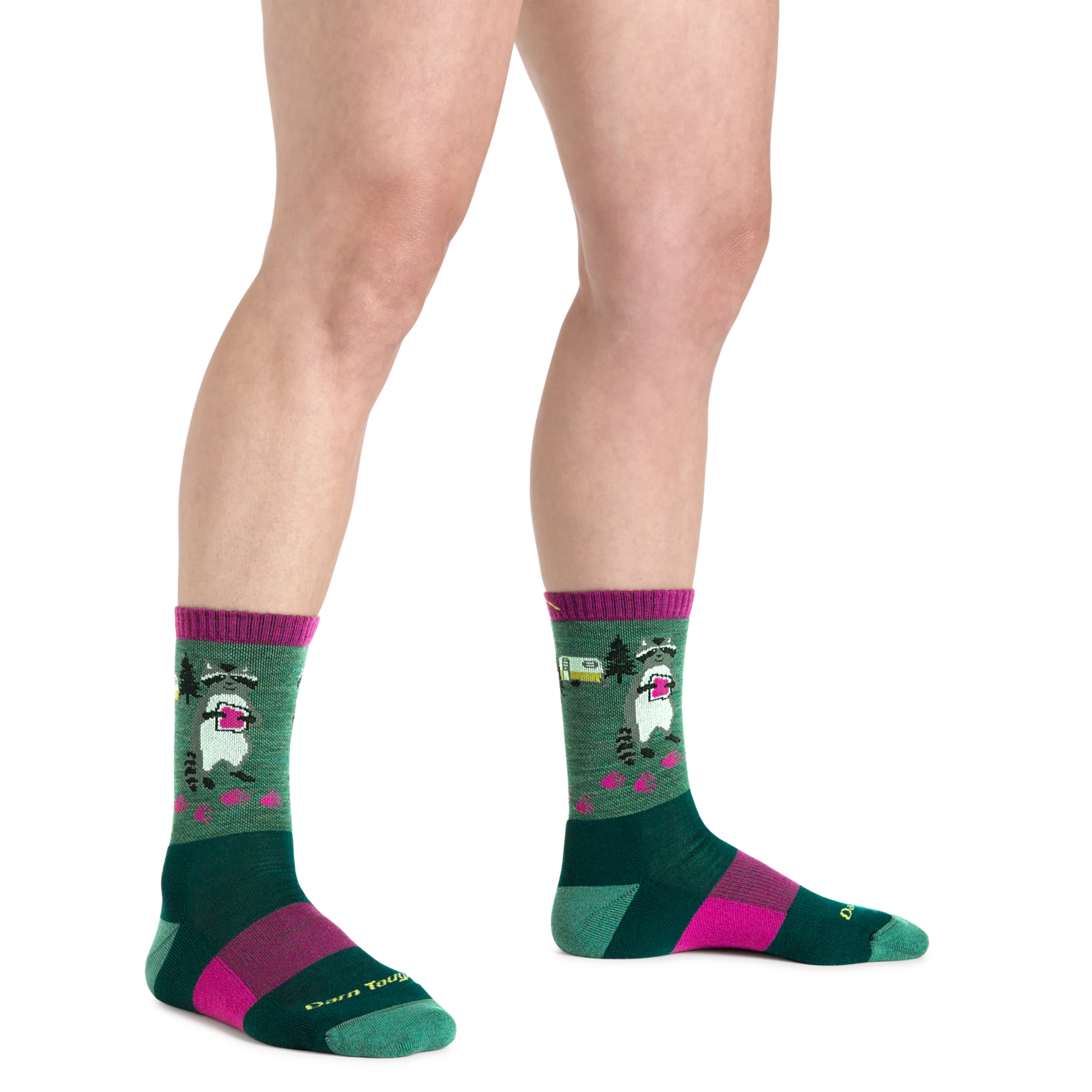 WOMEN'S SOCKS | CRITTER CLUB MICRO CREW-Socks & Footwear-DARN TOUGH-Coriander