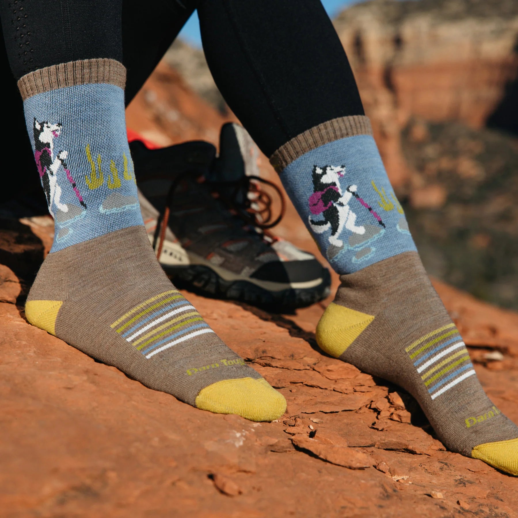 WOMEN'S SOCKS | CRITTER CLUB MICRO CREW-Socks & Footwear-DARN TOUGH-Coriander
