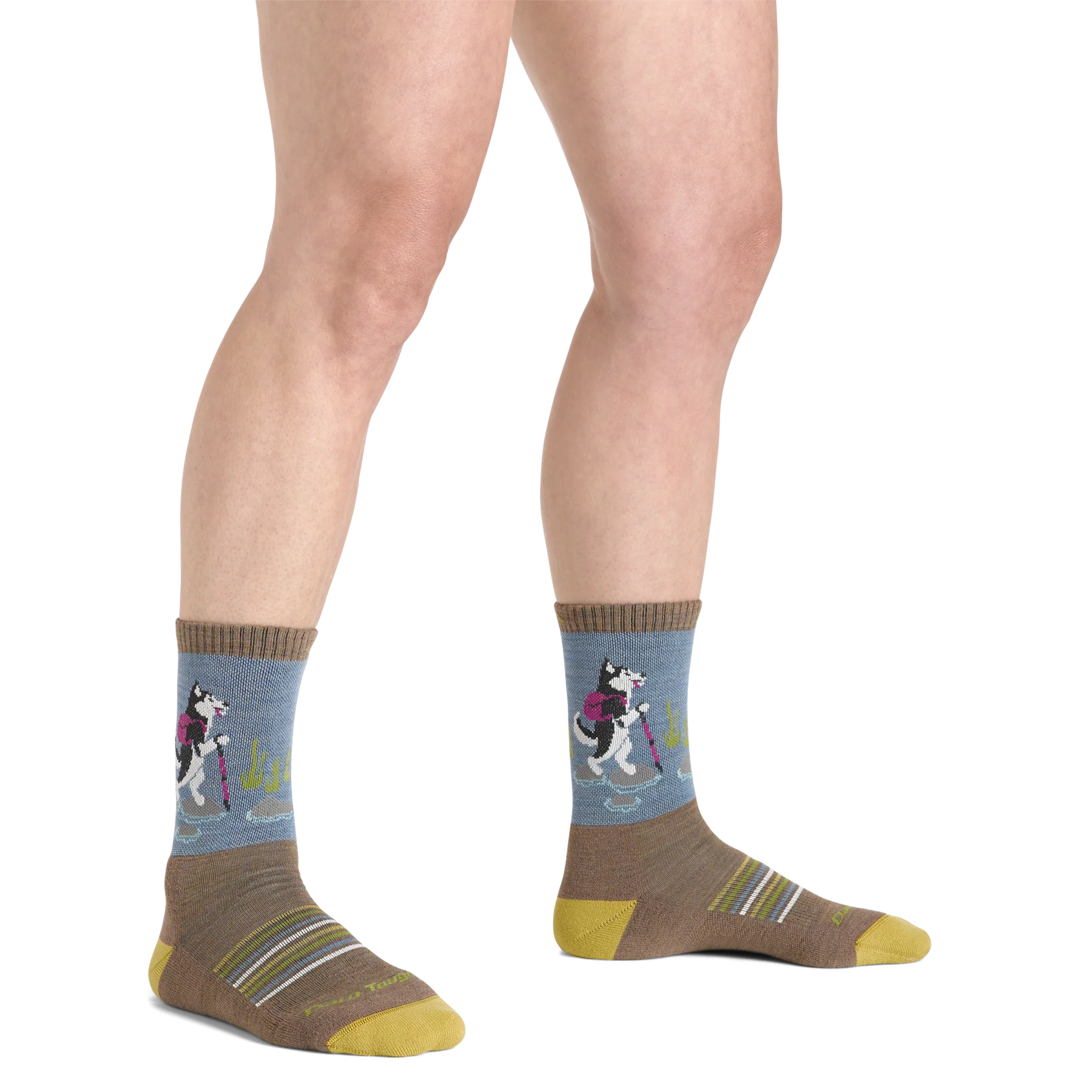 WOMEN'S SOCKS | CRITTER CLUB MICRO CREW-Socks & Footwear-DARN TOUGH-Coriander