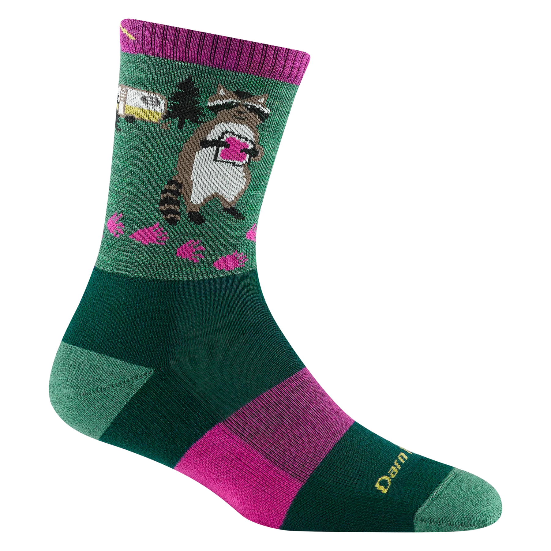 WOMEN'S SOCKS | CRITTER CLUB MICRO CREW-Socks & Footwear-DARN TOUGH-MEDIUM-MOSS-Coriander