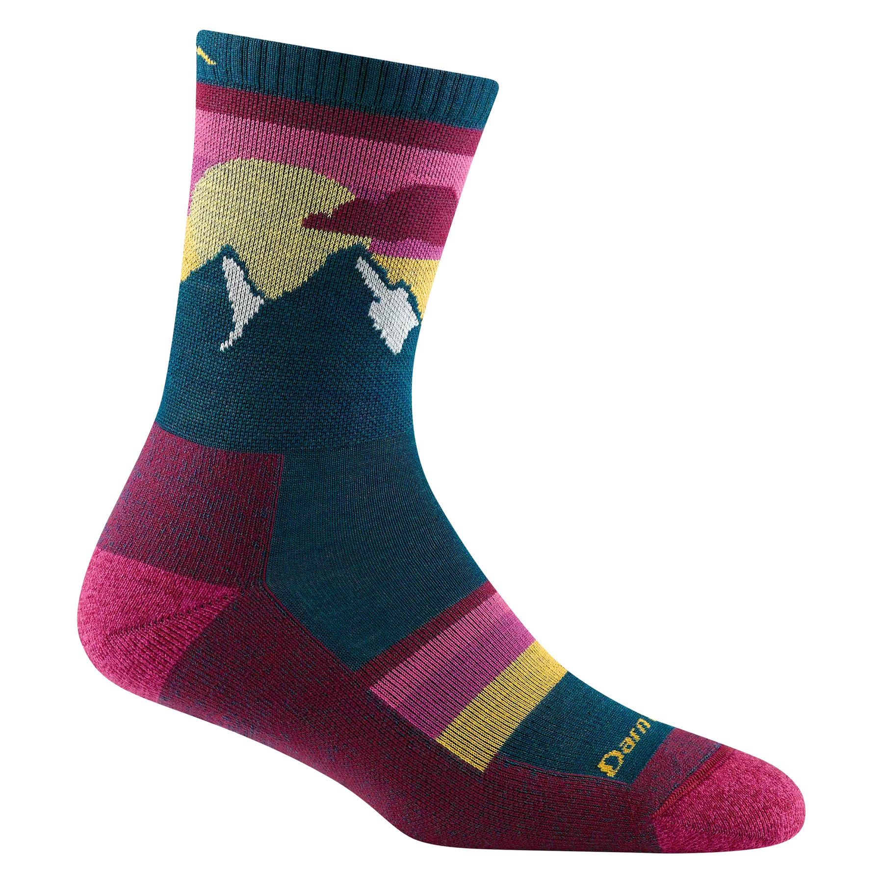 WOMEN'S SOCKS | SUNSET LEDGE MICRO CREW-Socks & Footwear-DARN TOUGH-MEDIUM-DARK TEAL-Coriander