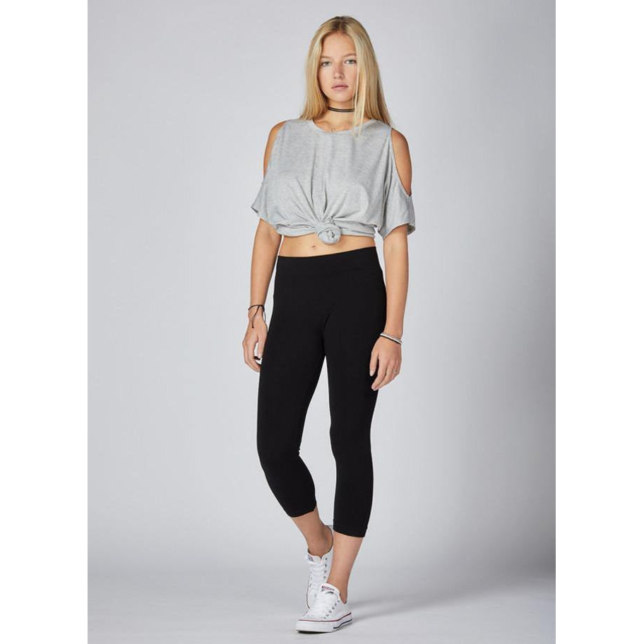 BAMBOO LEGGING | 3/4-Basic-CEST MOI-ONE SIZE-Black-Coriander