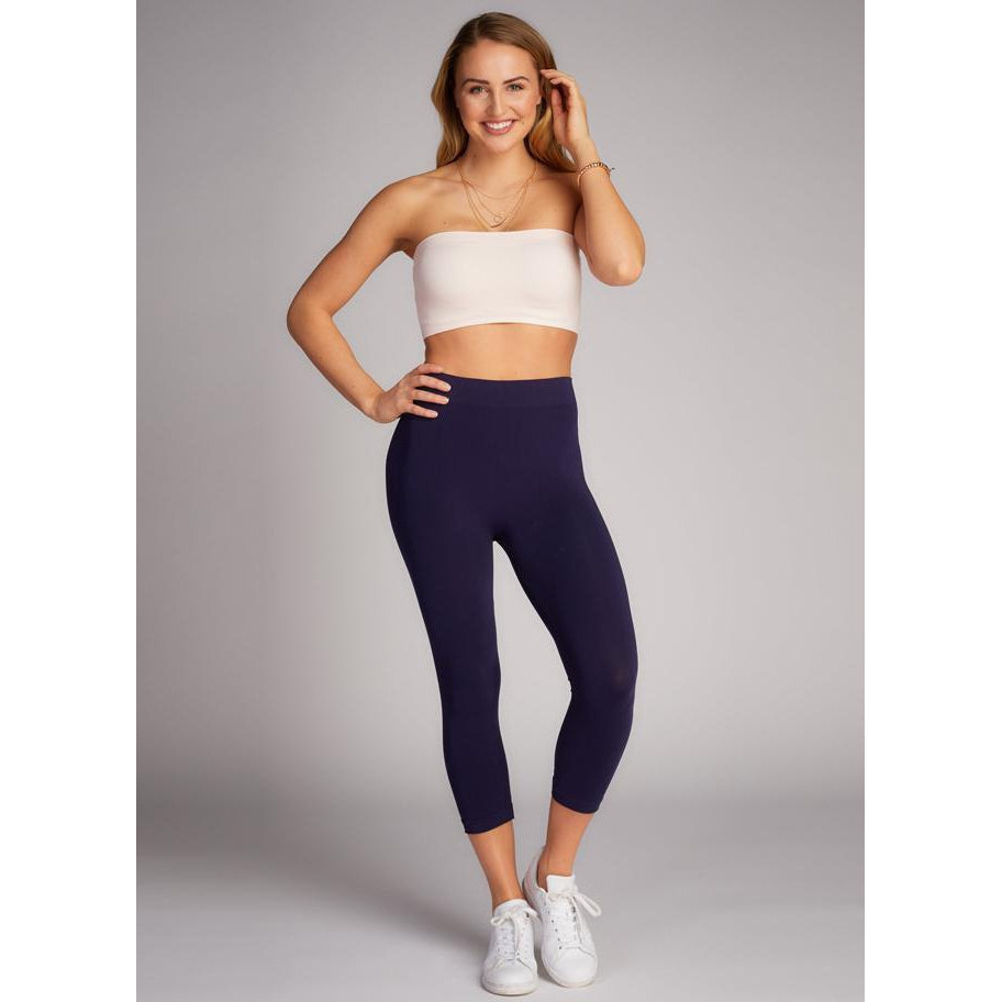 BAMBOO LEGGING | 3/4-Basic-CEST MOI-ONE SIZE-Navy-Coriander