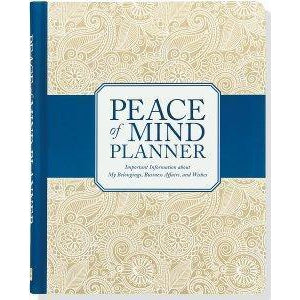 BOOK | PEACE OF MIND PLANNER-Books & Stationery-PETER PAUPER PRESS-Coriander