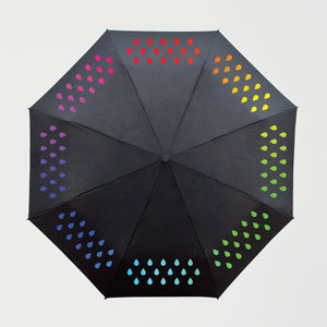 COLOUR-CHANGING UMBRELLA-Umbrella-SUCK UK-Coriander
