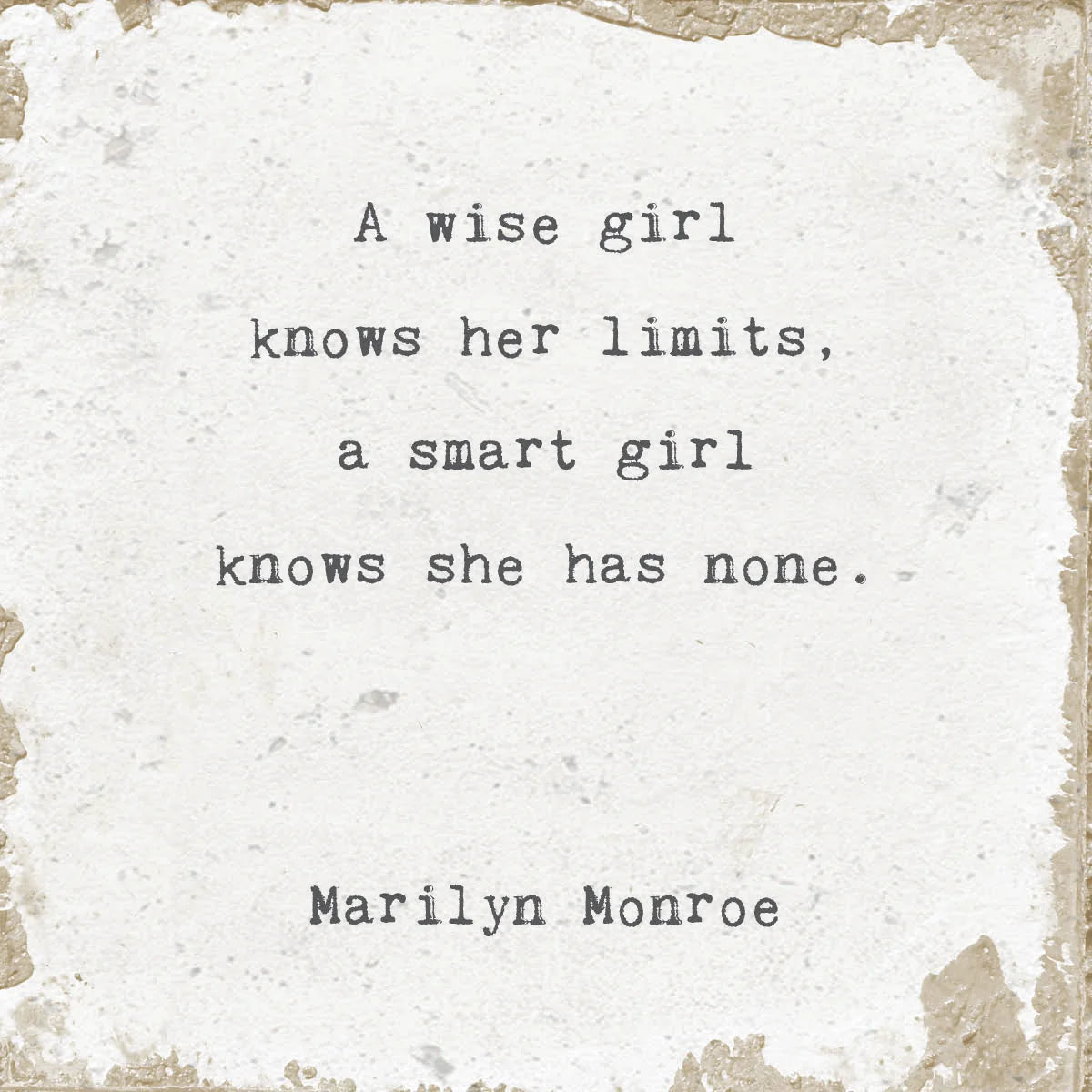 MARBLE COASTER | A WISE GIRL-Coasters-CEDAR MOUNTAIN-Coriander