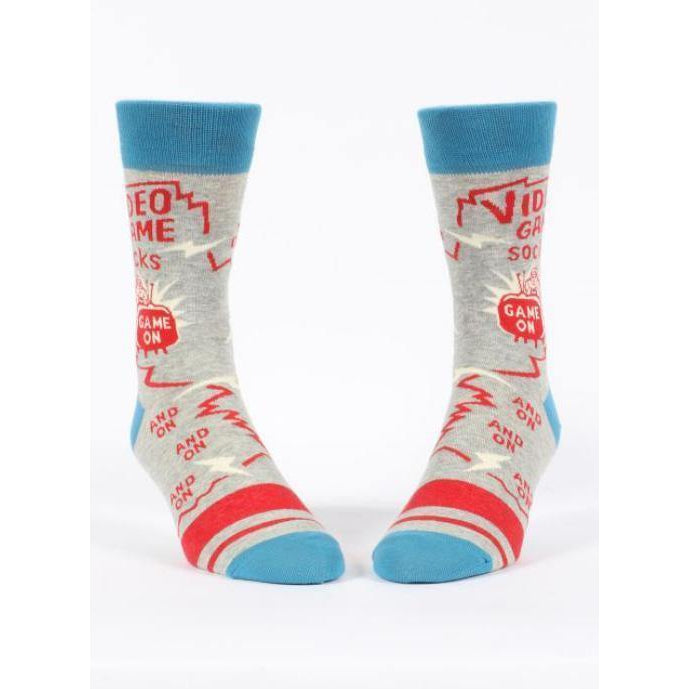 MEN'S SOCK | VIDEO GAME-sock-BLUE Q-Coriander