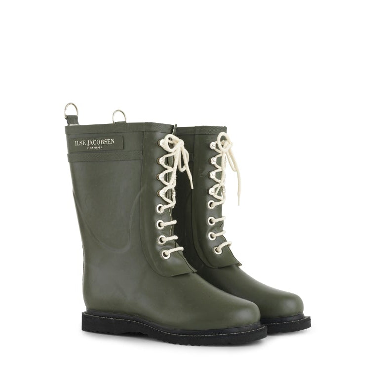 RAINBOOT | LACED-Boots-ILSE JACOBSEN-36-ARMY-Coriander