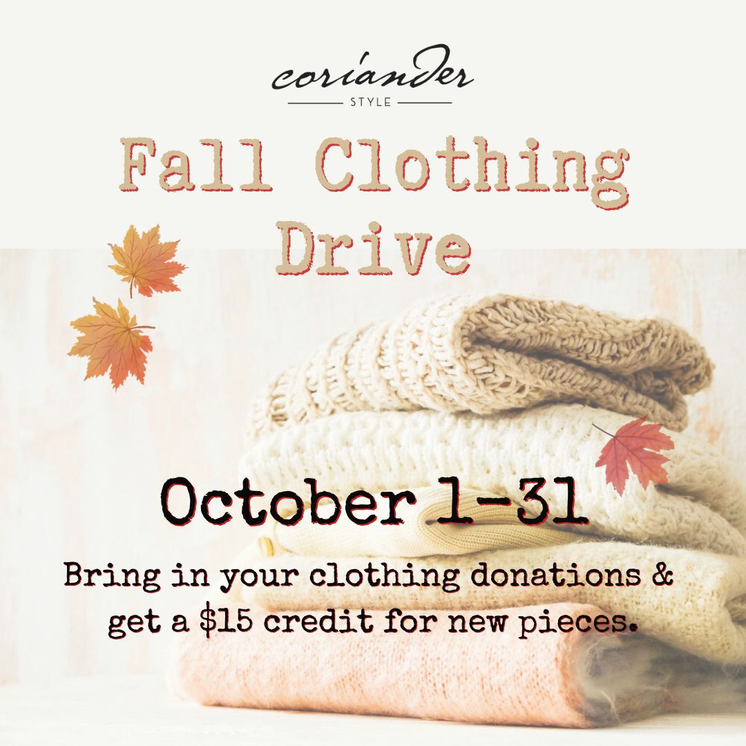 Fall Clothing Drive