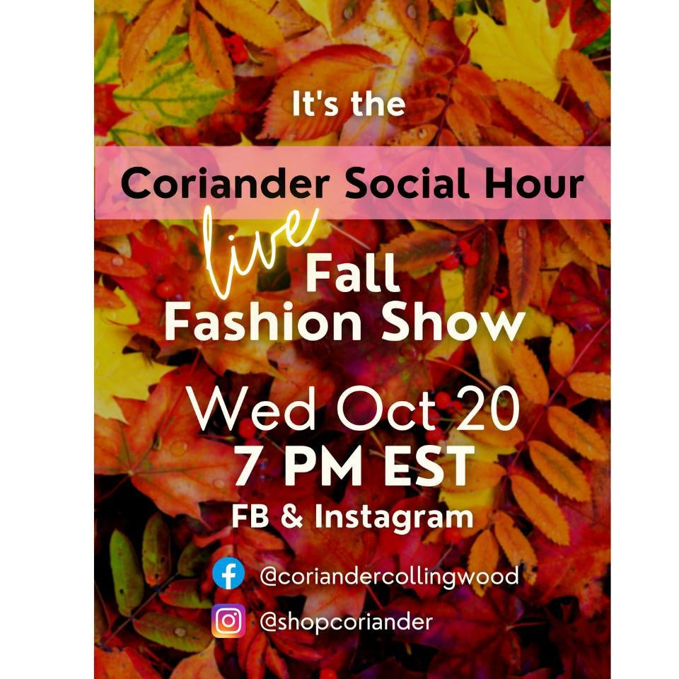 LIVE Fall Fashion Show and Big Seasonal Trends