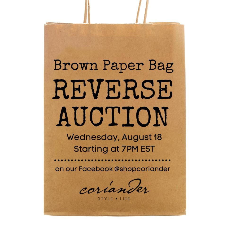 Big Brown Bag Reverse Auction