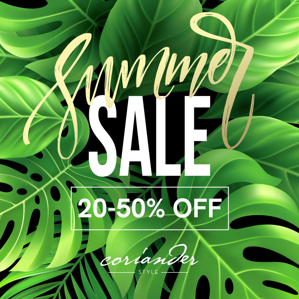 BIG SUMMER SALE at CORIANDER STYLE