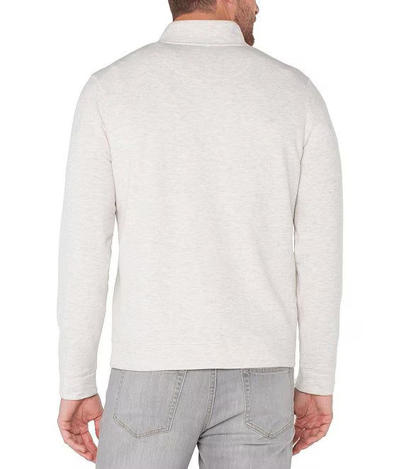 MEN'S PULLOVER | MOCK NECK BUTTON PLACKET