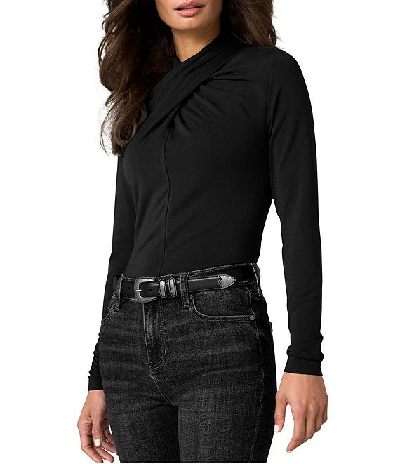 KNIT TOP | WRAP NECK