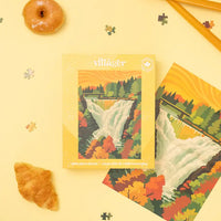 1 000 PIECE PUZZLE | AUTUMN CASCADE-Puzzles and Such-VILLAGER PUZZLES-Coriander