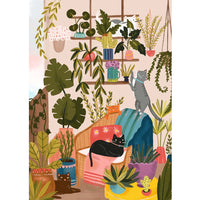 1 000 PIECE PUZZLE | BALCONY CATS-Puzzles-VILLAGER PUZZLES-Coriander