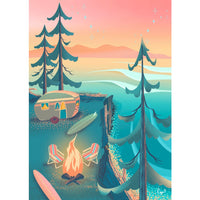 1 000 PIECE PUZZLE | COASTAL CAMPING-Puzzles-VILLAGER PUZZLES-Coriander