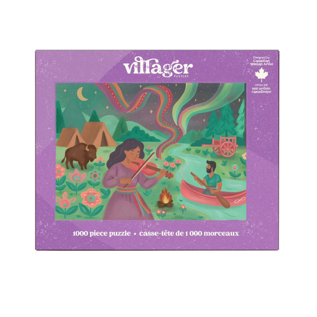 1 000 PIECE PUZZLE | DANCING SKY-Puzzle-VILLAGER PUZZLES-Coriander