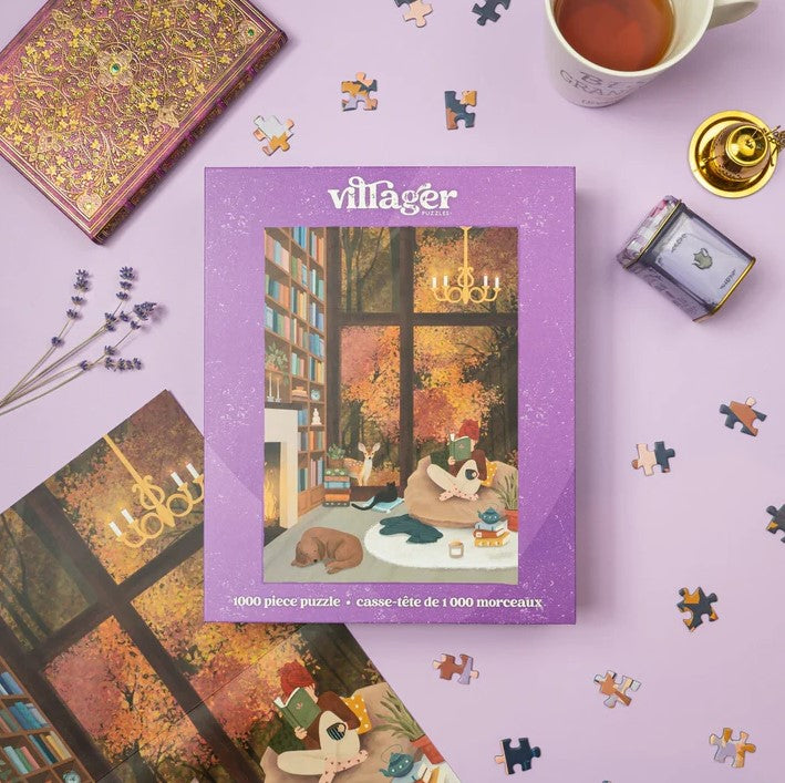 1 000 PIECE PUZZLE | DREAM LIBRARY-Puzzles-VILLAGER PUZZLES-Coriander
