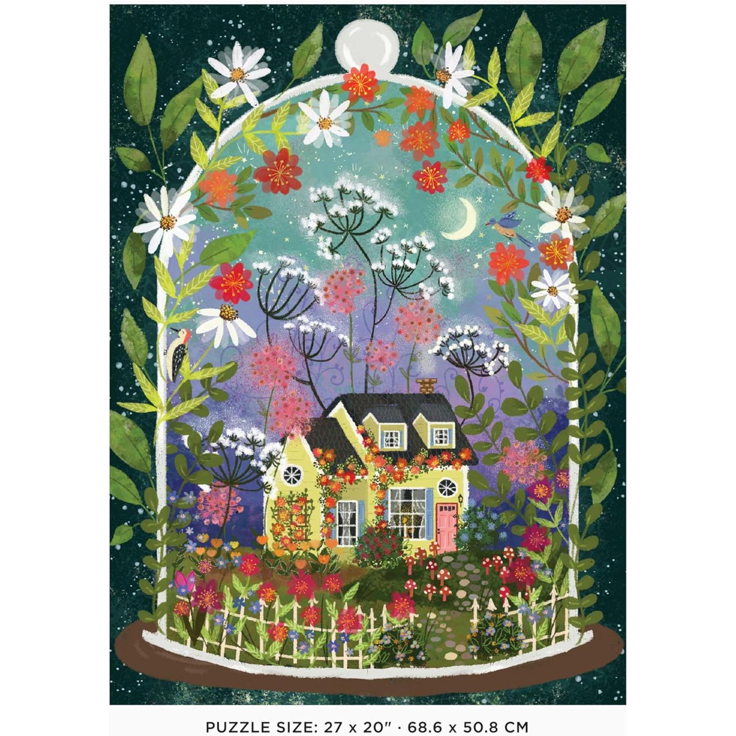 1 000 PIECE PUZZLE | JOY LAFORME: BLOOMARIUM-Puzzles-RAINCOAST-Coriander