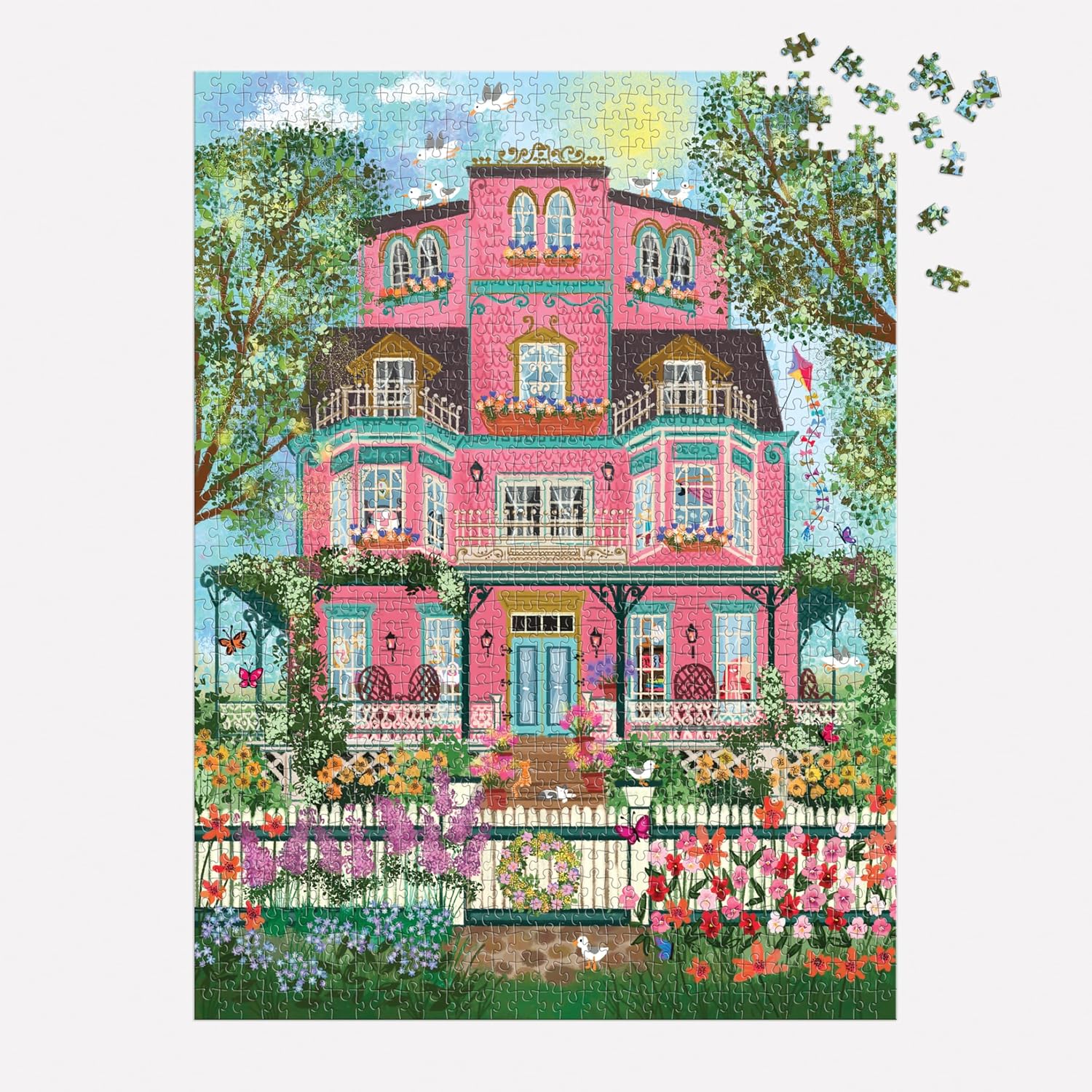 1 000 PIECE PUZZLE | JOY LAFORME: CAPESIDE VICTORIAN-Puzzles-RAINCOAST-Coriander